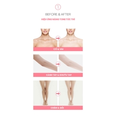 Combo Dưỡng Thể Ngày&Đêm X2 Dưỡng Da Sáng Hồng Body Whisis Premium Collagen + Glutathione Whitening Body Lotion 200ml