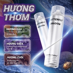 Gôm xịt tóc Butterfly Shadow giữ nếp tự nhiên tạo kiểu tóc nam, nữ