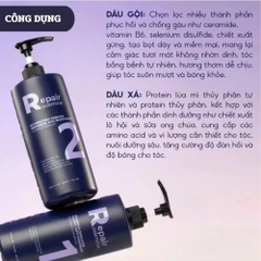 Bộ Dầu gội xả Rosemine Repair phục hồi làm phồng tóc ngăn ngừa tóc gãy rụng 500ML - 1000ML