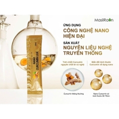 Nghệ Nano Lux Masilraon Hàn Quốc Hộp 30 Gói Và 60 Gói - Dưỡng Trắng Da, Ngủ Ngon, Tăng Sức Đề Kháng, Hỗ Trợ Dạ Dày