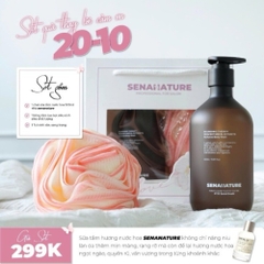 Sữa tắm senanature trắng da, dưỡng ẩm làm sạch sâu body wash nước hoa 500ml
