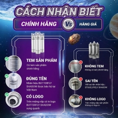 Gôm xịt tóc Butterfly Shadow giữ nếp tự nhiên tạo kiểu tóc nam, nữ