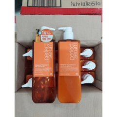Dầu Gội - Xả mise en scène Perfect Serum Original 680ML phục hồi hư tổn, giúp tóc suôn mềm, bồng bềnh