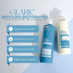 Dầu Gội Xả Mixrs Glaric Giúp Tóc Suôn Mượt, Giảm Gàu, Giảm Gãy Rụng, Phục Hồi Hư Tổn 500ML/ 800ML