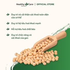 Mầm đậu nành Healthy Care Super Lecithin 1200mg của Úc 100V điều hòa nội tiết cải thiện sinh lý nữ