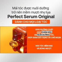 Dầu Gội - Xả mise en scène Perfect Serum Original 680ML phục hồi hư tổn, giúp tóc suôn mềm, bồng bềnh