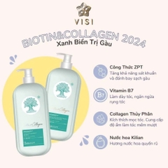 Dầu gội và dầu xả giúp tóc mềm mượt Biotin Collagen Voudioty Pasiori 500ml/1000ml (dẹp)