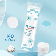 Bông tẩy trang Habaria Cotton Pads Túi Tròn