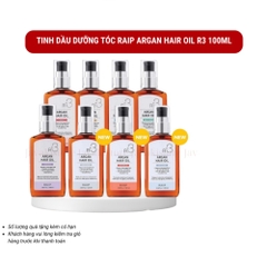 Tinh dầu dưỡng tóc Raip Argan Hair Oil R3 100ml - Tăng cường độ ẩm, phục hồi hư tổn cho mọi loại tóc