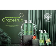 Cặp Dầu Gội Xả Bưởi Biotin Voudioty 500ML - 1000ML Giúp giảm rụng tóc, kích mọc, phục hồi tóc hư tổn