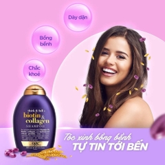Cặp dầu gội xả phục hồi, dưỡng ẩm, chống rụng kích mọc tóc OGX Biotin 385ml