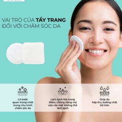 Bông Tẩy Trang LA SOIREE 100% Cotton Tự Nhiên Siêu Dai & Mềm Mịn