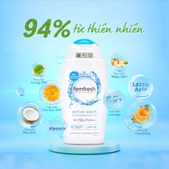 Dung Dịch Vệ Sinh Phụ Nữ Femfresh Daily Wash 250ml - Giúp cân bằng pH cho vùng nhạy cảm - Thương hiệu Femfresh