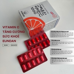 Viên uống bổ sung Vitamin C 1000mg Eundan - Hộp 120 viên, tăng cường hệ miễn dịch, hỗ trợ làm đẹp da