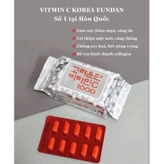 Viên uống bổ sung Vitamin C 1000mg Eundan - Hộp 120 viên, tăng cường hệ miễn dịch, hỗ trợ làm đẹp da
