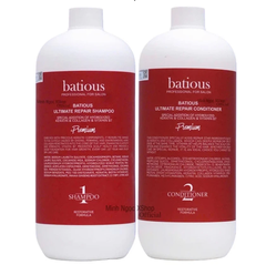 Dầu Gội Dầu Xả BATIOUS Phục Hồi Tóc Hư Tổn, Dưỡng Ẩm Và Kiềm Dầu Giúp Phồng Chân Tóc