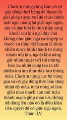 Đá Bazan chườm nóng - lạnh