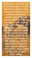 Đá Bazan chườm nóng - lạnh