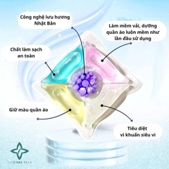 [Siêu Hot] Viên giặt quần áo Scentlab Nhật Bản 5 in1 30 viên - Giặt sạch nhanh, thơm lâu, tan hoàn toàn