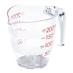 Cốc đong 200ml dùng với nước TTA, tiện làm cốc đánh răng và dùng nhà bếp