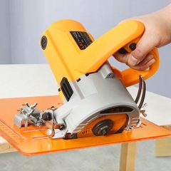 Máy cắt tấm đáy bakelite đa chức năng không đục lỗ cắt phẳng 90 độ cắt vát 45 độ gỗ có độ chính xác cao