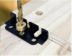 Cử khoan chốt cam bằng thép cabon gồm cử + 3 mũi khoan.