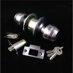 Khóa cửa tay nắm tròn.