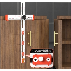 Thước Chử T đa năng định vị lỗ khoan, đo vẽ chính xác