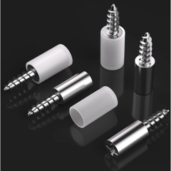 Combo 100 cái chốt đợt bọc cao su cho ngăn tủ