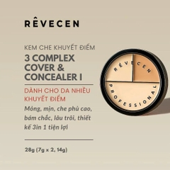 Che khuyết điểm REVECEN 3 complex - #nude hộp đen