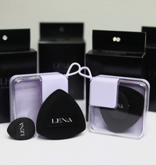 Mút tán kem nền LENA (1 mút to + 1 mút nhỏ) hộp nhựa cứng có quai