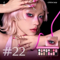 Phấn mắt Cheeryep Qianyan Natural Color 16 ô - #22 Dolly Rose (Bông Hoa Màu Hồng) (công ty)