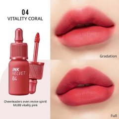 Son PERIPERA ink velvet - 04 vitality coral