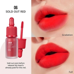 Son PERIPERA ink airy velvet - 06 sold out red
