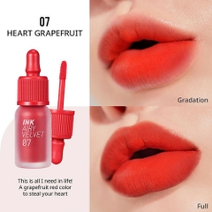 Son PERIPERA ink airy velvet - 07 heart grapefruit