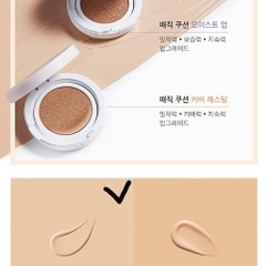 Cushion phấn nước MISSHA magic 15g (kiềm dầu - hộp trắng) - 23