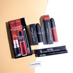 Set 3 món MAC prep+powder kiss lip - bold