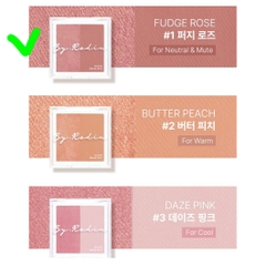 Má hồng TOO COOL for school blush beam duo 7,6g dạng thạch - 01 fudge rose