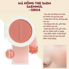 Má hồng THE SAEM saemmul - OR04