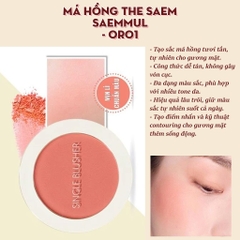 Má hồng THE SAEM saemmul - OR01