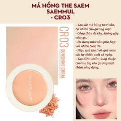 Má hồng THE SAEM saemmul - CR03