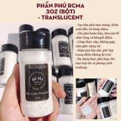 Phấn phủ RCMA 3oz (bột) - translucent