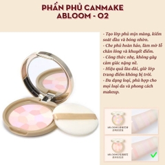 Phấn phủ CANMAKE abloom - 02 (lõi hồng)
