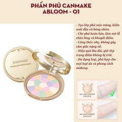 Phấn phủ CANMAKE abloom - 01