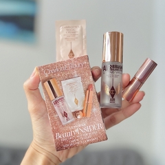 Set 3 món CHARLOTTE sephora (1 xịt khoá, 1 son thỏi pillow talk, 1 sample)