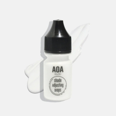Dung dịch pha nền màu trắng AOA shade adjusting 15ml (nắp đen)