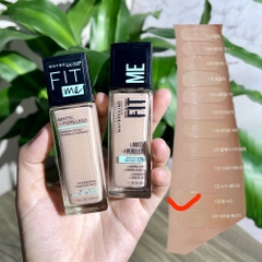 Kem nền MAYBELLINE fit me matte and poreless 30ml (da thường + da dầu) - 128