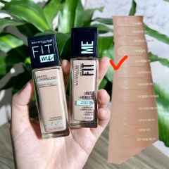 Kem nền MAYBELLINE fit me matte and poreless 30ml (da thường + da dầu) - 112