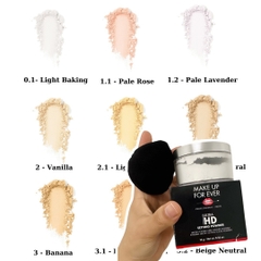 Phấn phủ MAKE UP for ever ultra hd 16g - 0.1 light baking (nắp bạc)