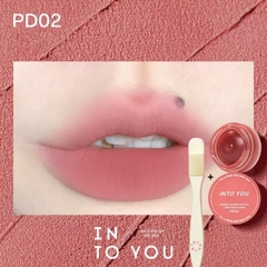 Son INTO YOU shero super matte lips&cheek mud (dạng hũ) #PD02